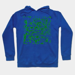 Paint Spatter Green Hoodie